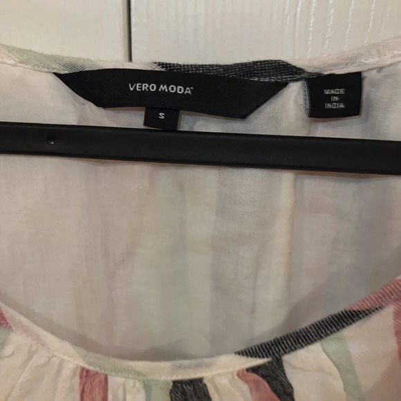 Vero Moda Boho cottage core  Tavi cotton Ruffles dress Sz S - Picture 5 of 14